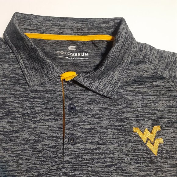 Colosseum Men's West Virginia Short Sleeve Polo Shirt in Size XL - Picture 2 of 5